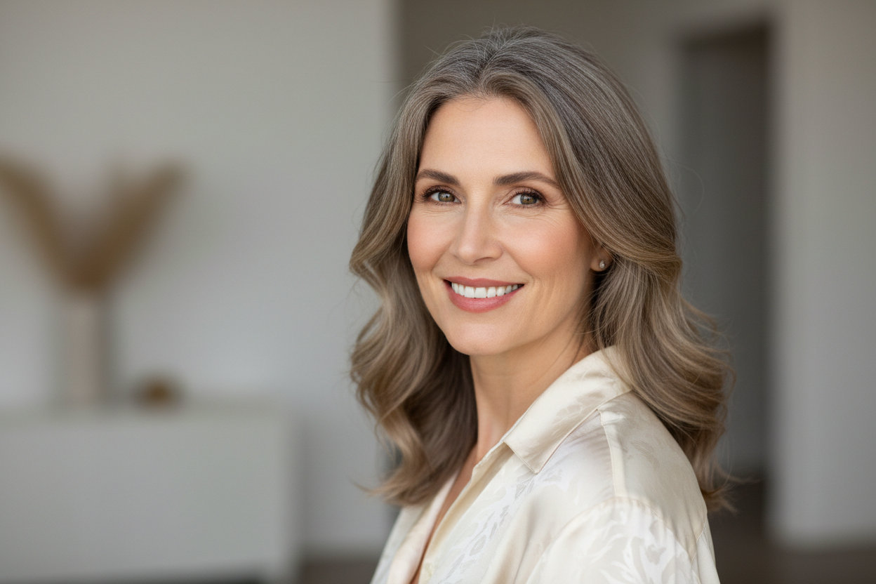 gerar imagem de mulher de 50 anos